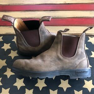 Blundstone Unisex Rustic Brown Chelsea Boots
